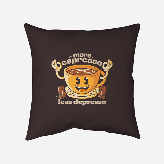 More Espresso-none removable cover w insert throw pillow-Douglasstencil
