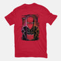 Red Hood Glitch-womens basic tee-danielmorris1993
