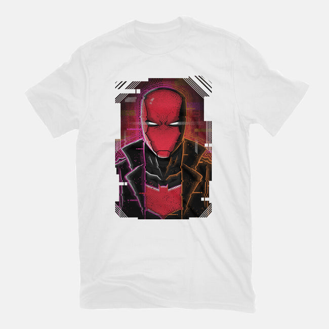 Red Hood Glitch-womens basic tee-danielmorris1993