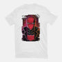 Red Hood Glitch-womens basic tee-danielmorris1993