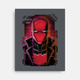 Red Hood Glitch-none stretched canvas-danielmorris1993