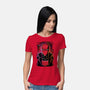 Red Hood Glitch-womens basic tee-danielmorris1993
