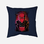 Red Hood Glitch-none removable cover w insert throw pillow-danielmorris1993