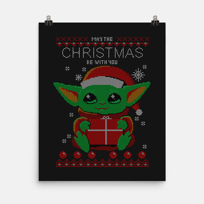 May The Christmas Be With You-none matte poster-erion_designs