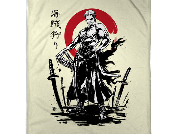Pirate Hunter Swordsman Sumi-e