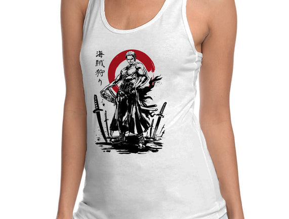 Pirate Hunter Swordsman Sumi-e