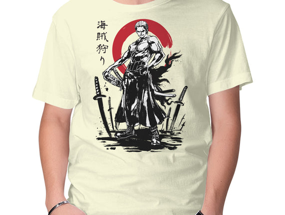 Pirate Hunter Swordsman Sumi-e