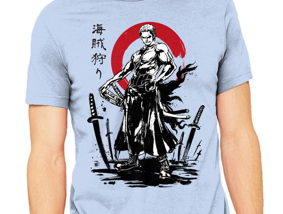 Pirate Hunter Swordsman Sumi-e