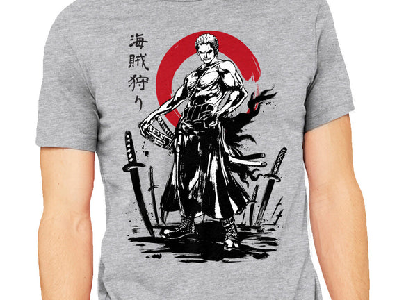 Pirate Hunter Swordsman Sumi-e