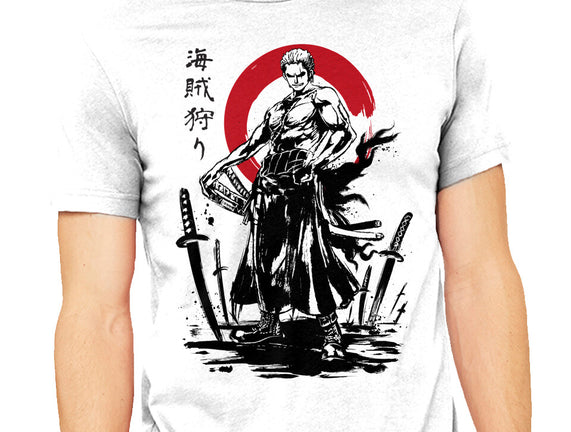 Pirate Hunter Swordsman Sumi-e