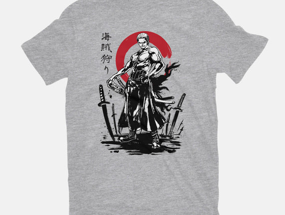 Pirate Hunter Swordsman Sumi-e