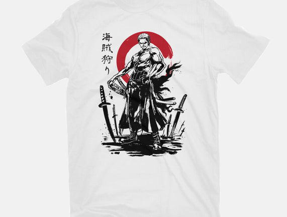 Pirate Hunter Swordsman Sumi-e