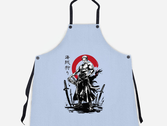 Pirate Hunter Swordsman Sumi-e
