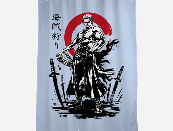 Pirate Hunter Swordsman Sumi-e