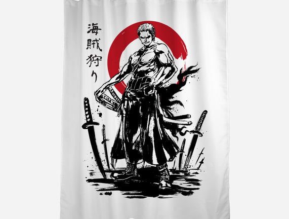 Pirate Hunter Swordsman Sumi-e