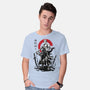 Pirate Hunter Swordsman Sumi-e-mens basic tee-DrMonekers
