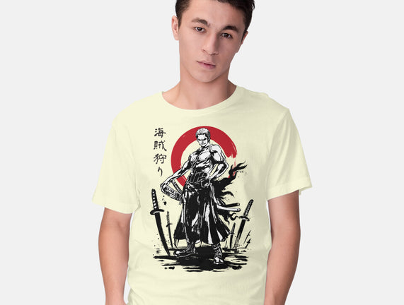 Pirate Hunter Swordsman Sumi-e