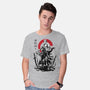 Pirate Hunter Swordsman Sumi-e-mens basic tee-DrMonekers