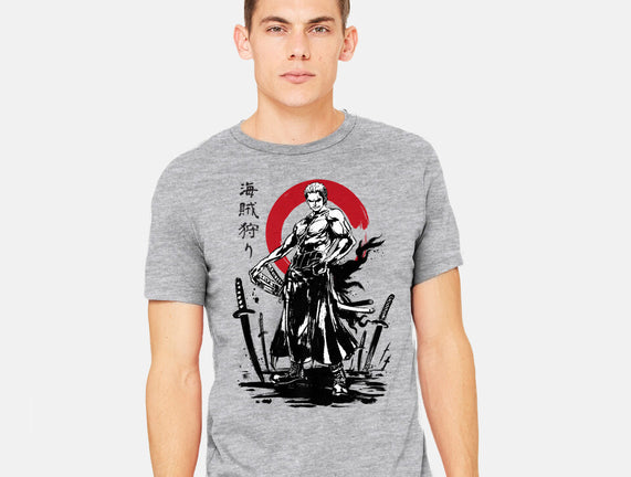 Pirate Hunter Swordsman Sumi-e