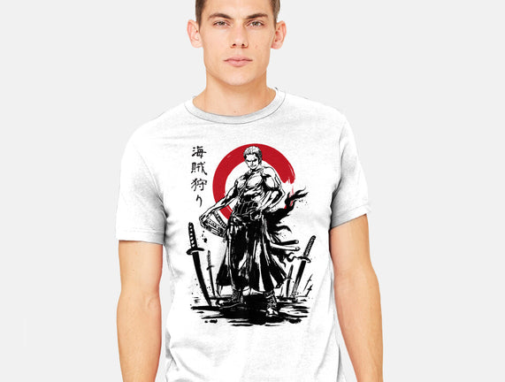 Pirate Hunter Swordsman Sumi-e