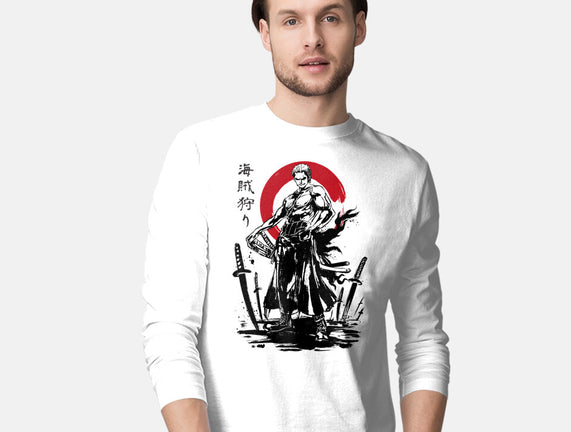 Pirate Hunter Swordsman Sumi-e