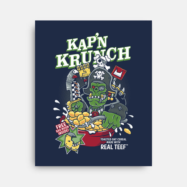 Kap'n Krunch-none stretched canvas-Nemons
