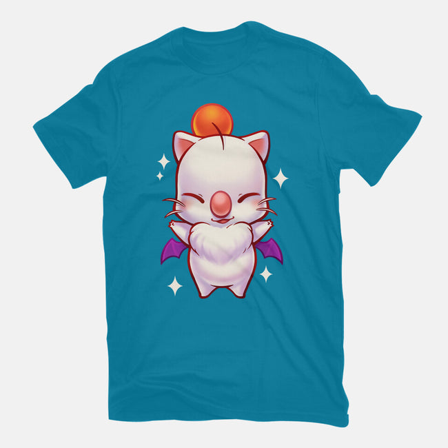 Cute Moogle Hug-mens basic tee-BlancaVidal