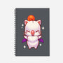 Cute Moogle Hug-none dot grid notebook-BlancaVidal
