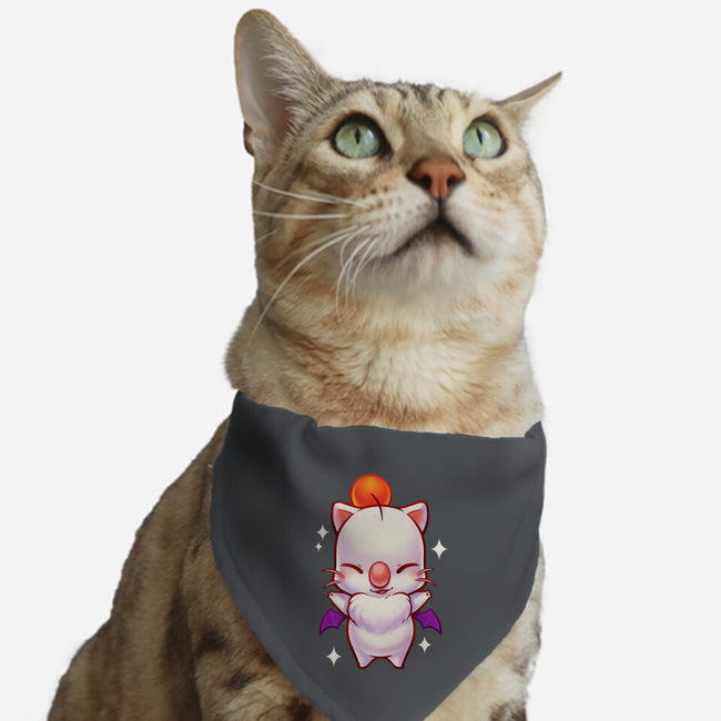 Cute Moogle Hug-cat adjustable pet collar-BlancaVidal