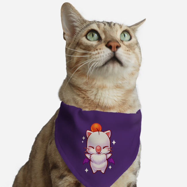 Cute Moogle Hug-cat adjustable pet collar-BlancaVidal
