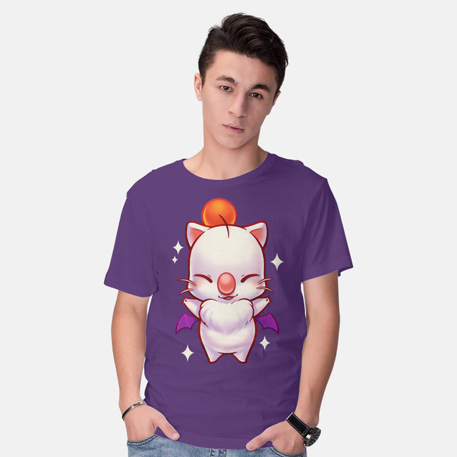 Cute Moogle Hug-mens basic tee-BlancaVidal