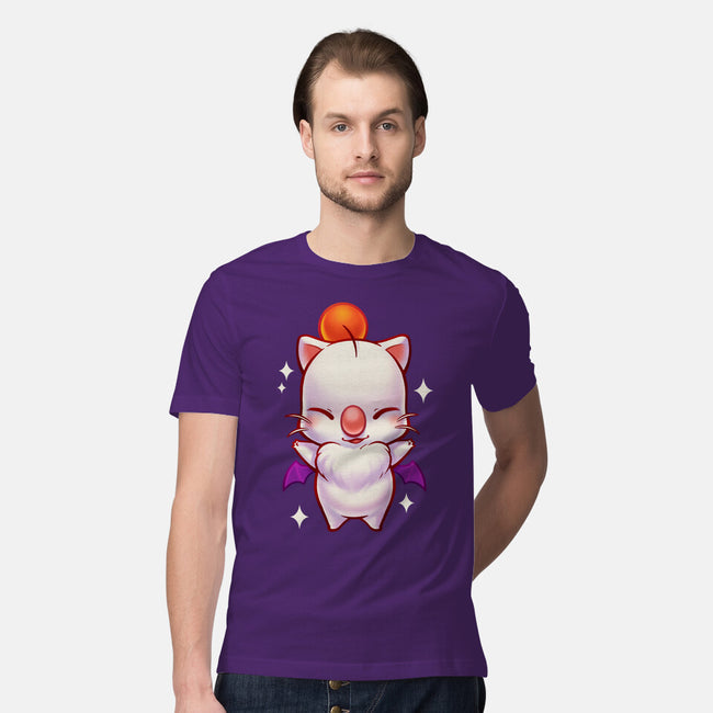 Cute Moogle Hug-mens premium tee-BlancaVidal