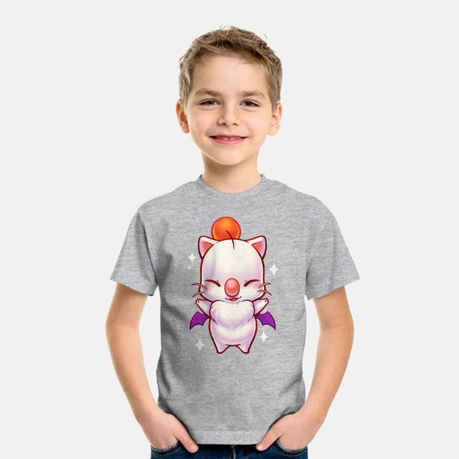 Cute Moogle Hug-youth basic tee-BlancaVidal