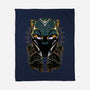 Lady Panther-none fleece blanket-Astrobot Invention