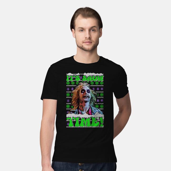 It's Snow Time-mens premium tee-goodidearyan