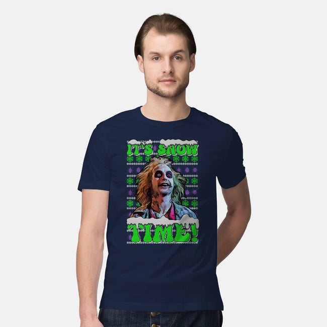 It's Snow Time-mens premium tee-goodidearyan