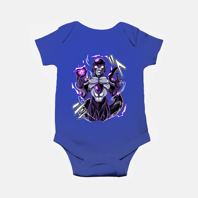 Black Freeza-baby basic onesie-Duardoart