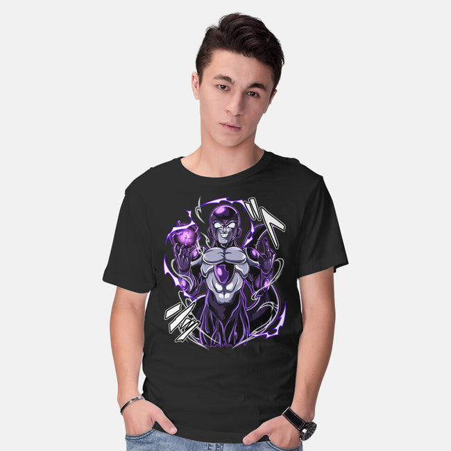 Black Freeza-mens basic tee-Duardoart