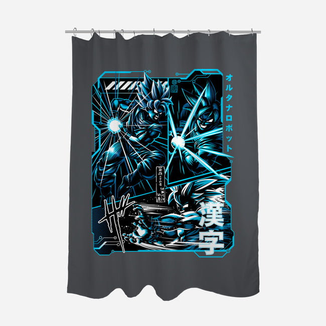 Hame Manga-none polyester shower curtain-albertocubatas