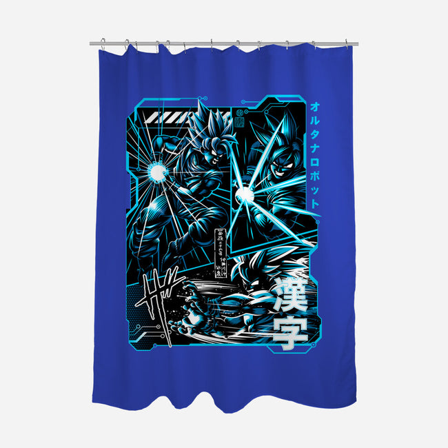 Hame Manga-none polyester shower curtain-albertocubatas