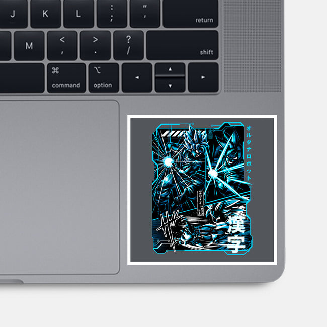 Hame Manga-none glossy sticker-albertocubatas