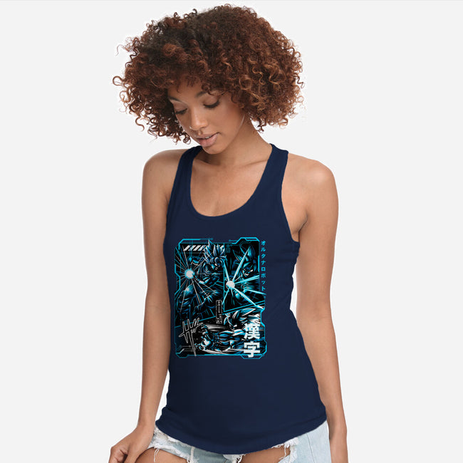 Hame Manga-womens racerback tank-albertocubatas