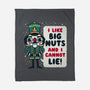 I Cannot Lie-none fleece blanket-Weird & Punderful
