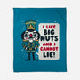 I Cannot Lie-none fleece blanket-Weird & Punderful