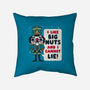I Cannot Lie-none removable cover w insert throw pillow-Weird & Punderful