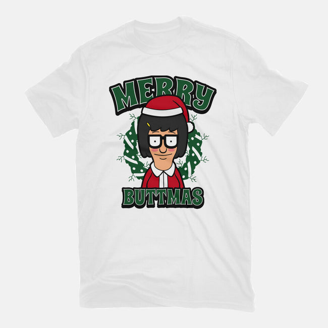Merry Buttmas-womens basic tee-Boggs Nicolas
