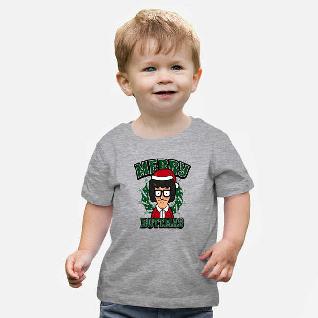 Merry Buttmas-baby basic tee-Boggs Nicolas