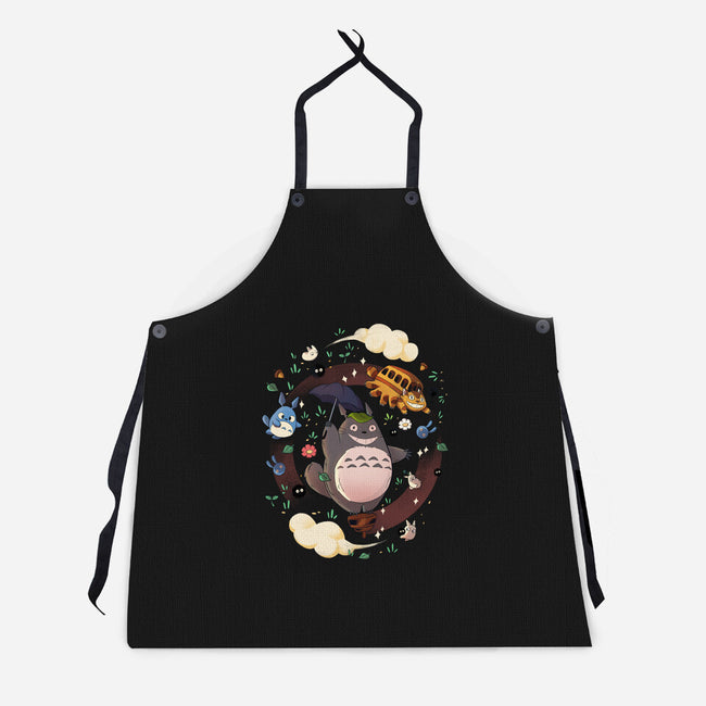 My Friend-unisex kitchen apron-jacnicolauart