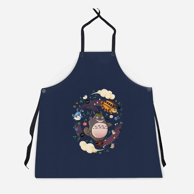 My Friend-unisex kitchen apron-jacnicolauart