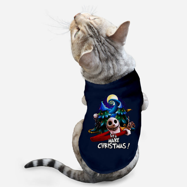 Lets Make Christmas-cat basic pet tank-daobiwan